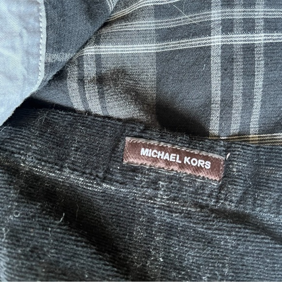 Michael Kors Men’s Dress shirt long sleeve button up black size medium - Picture 10 of 12